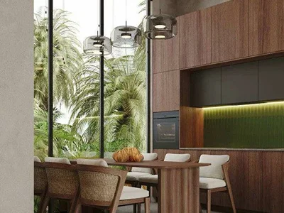 Complejo residencial Complex of two-storey villas close to beaches, Uluwatu, Bali, Indonesia
