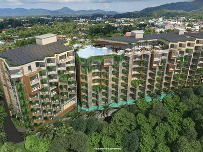 Residential complex Residence with swimming pools and a spa center near the beaches and the golf club, Phuket, Thailand