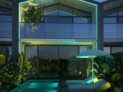 Zespół mieszkaniowy Premium apartments and villas with large rooftop and outdoor cinema, Changgu, Bali, Indonesia