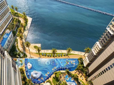 Residential complex Branded residential complex Chelsea Residences with a beach club and marina in Dubai Maritime City, UAE