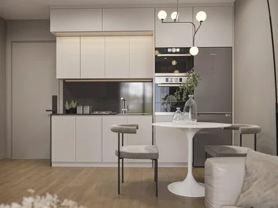 Complexe résidentiel New residence with a swimming pool and around-the-clock security, Izmir, Turkey