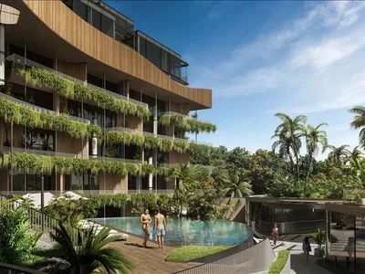 Complejo residencial New residential complex with swimming pools, gardens and a co-working area close to Layan Beach, Phuket, Thailand