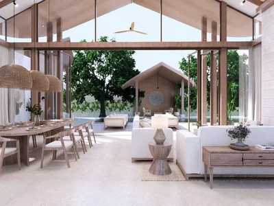 Zespół mieszkaniowy Gated complex of villas with swimming pools close to Bang Tao Beach, Phuket, Thailand