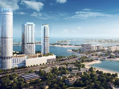 Residential complex Palm Beach Tower — high-rise residence by Nakheel with direct access to beach near Dubai Marina and Burj Khalifa in Palm Jumeirah, Dubai