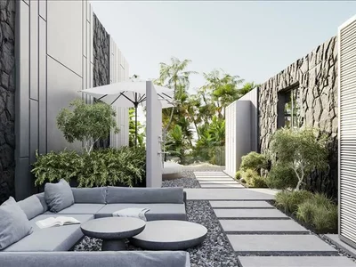 Wohnanlage Complex of furnished villas with swimming pools near the beach, Ungasan, Bali, Indonesia