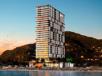 Complexe résidentiel Hotel rooms at Radisson Blu Residences Batumi.