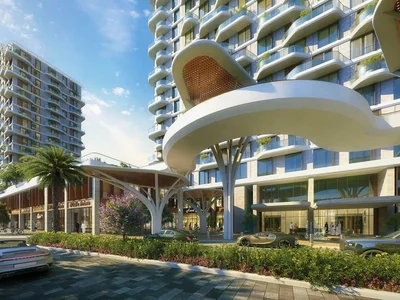 Residential complex New Takaya Residence with swimming pools and a so-working area near the autodrome, Motor City, Dubai, UAE