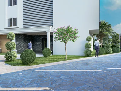 Zespół mieszkaniowy Apartments in complex with developed infrastructure, 900 m from the sea, Demirtas, Turkey