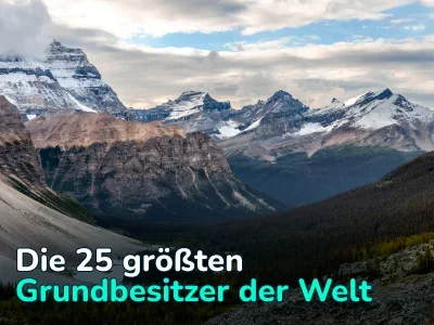 Die 25 größten Landbesitzer der Welt